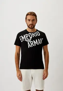 Emporio Armani: Чёрная футболка