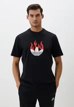 adidas Originals: Чёрная футболка 