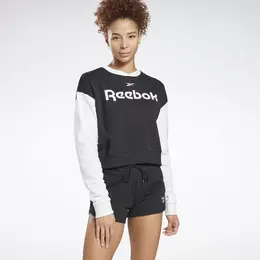 Reebok: Чёрный свитшот 