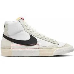 NIKE: Белые кроссовки Blazer Mid