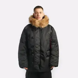 ALPHA INDUSTRIES: Чёрный пуховик 