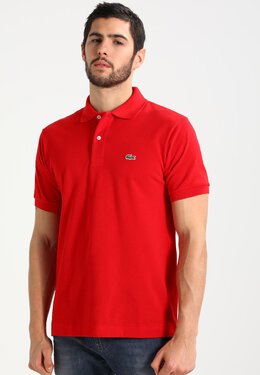 Lacoste: Красное поло 