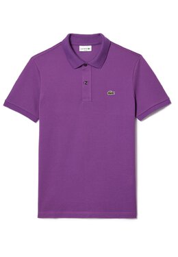 Lacoste: Фиолетовое поло 