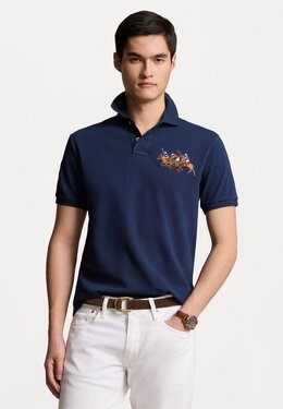 Polo Ralph Lauren: Синяя рубашка 