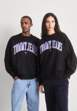 Tommy Jeans: Чёрная толстовка 