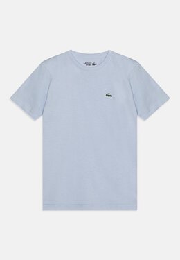 Lacoste: Голубая футболка 