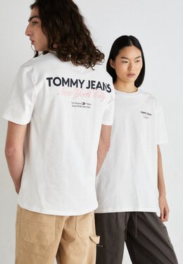 Tommy Jeans: Футболка с принтом 