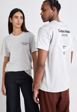 Calvin Klein Jeans: Футболка с принтом 