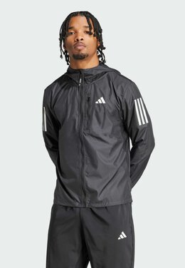 Adidas: Чёрная куртка 