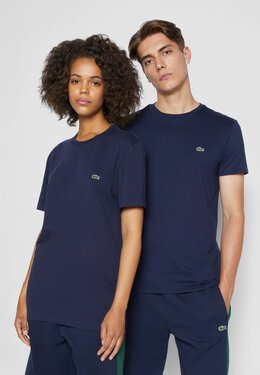 Lacoste: Синяя футболка 