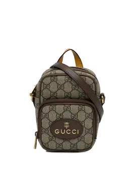 Gucci Pre-Owned: Коричневая сумка через плечо