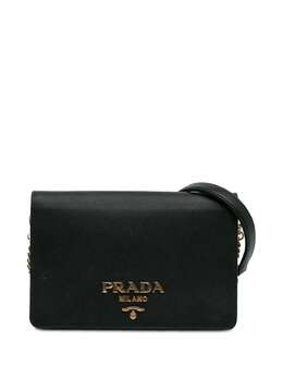 Prada Pre-Owned: Чёрный кошелёк