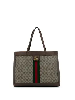 Gucci Pre-Owned: Коричневая сумка-шоппер