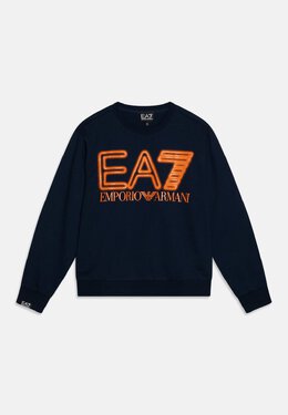 EA7 EMPORIO ARMANI: Синяя толстовка 