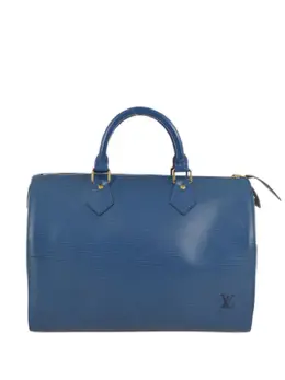 Louis Vuitton Pre-Owned: Голубая сумка