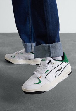 PUMA: Белые кроссовки Slipstream