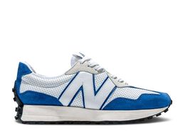 New Balance: Голубые кроссовки  327