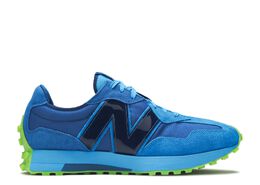 New Balance: Голубые кроссовки  327