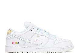 Nike: Белые кроссовки Dunk Low