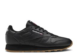 Reebok: Чёрные кроссовки  Classic Leather