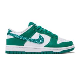 Nike: Зелёные кроссовки  Dunk Low