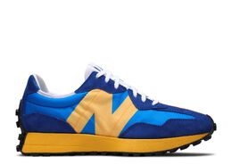 New Balance: Голубые кроссовки  327