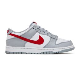 Nike: Красные кроссовки  Dunk Low