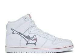 Nike: Белые кроссовки  Dunk High