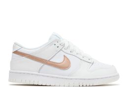 Nike: Белые кроссовки  Dunk Low