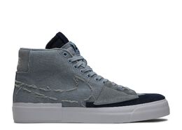 Nike: Синие кроссовки  Blazer Mid