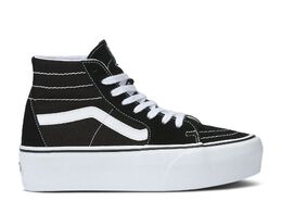 Vans: Чёрные кроссовки  SK8-Hi Tapered