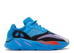 Adidas: Голубые кроссовки  Yeezy Boost 700