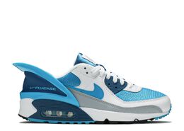 Nike: Голубые кроссовки  Air Max 90 Flyease