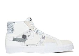 Nike: Белые кроссовки  Blazer Mid Premium