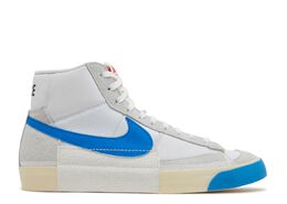 Nike: Голубые кроссовки  Blazer Mid 77