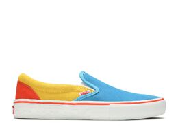 Vans: Синие кроссовки  Slip On Pro