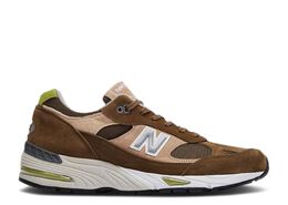 New Balance: Коричневые кроссовки  991