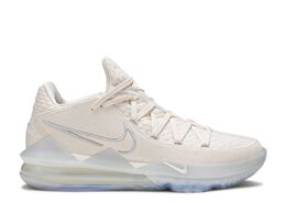 Nike: Светлые кроссовки  Lebron 17 Low