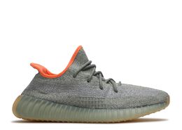 Adidas: Зелёные кроссовки Yeezy Boost 350 v2