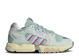 Adidas: Зелёные кроссовки  ZX Torsion