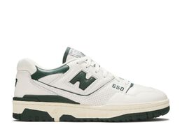 New Balance: Зелёные кроссовки  550