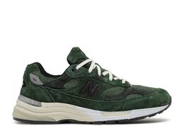 New Balance: Зелёные кроссовки  992