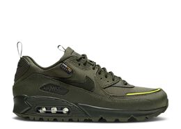 Nike: Кроссовки  Air Max 90 цвета хаки