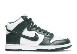 Nike: Зелёные кроссовки  Dunk High SP