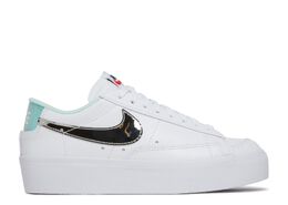 Nike: Белые кроссовки  Blazer Low