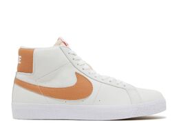 Nike: Светлые кроссовки  Zoom Blazer