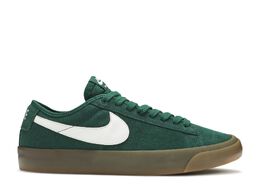 Nike: Зелёные кроссовки  Blazer Low