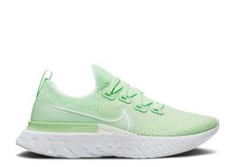 Nike: Зелёные кроссовки  React Infinity Run Flyknit