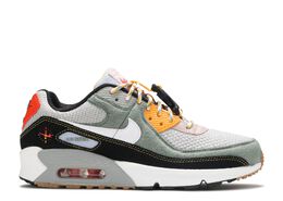 Nike: Зелёные кроссовки  Air Max 90