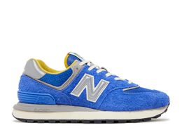 New Balance: Синие кроссовки  574